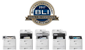 Certificazione "Highly Recommended" di BLI per stampanti laser a colori Brother L8000 e L9000