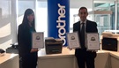 Marcello Acquaviva, President & Managing Director di Brother Italia, riceve il premio BLI 2017 Line of the Year award