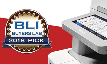 Stampante multifunzione laser a colori Brother MFCL9570CDW con il logo del premio Winter 2018 Pick Award 