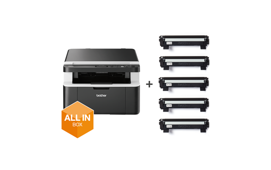 DCP-1612W Multifunzione laser monocromatico con 3 anni di stampe incluse