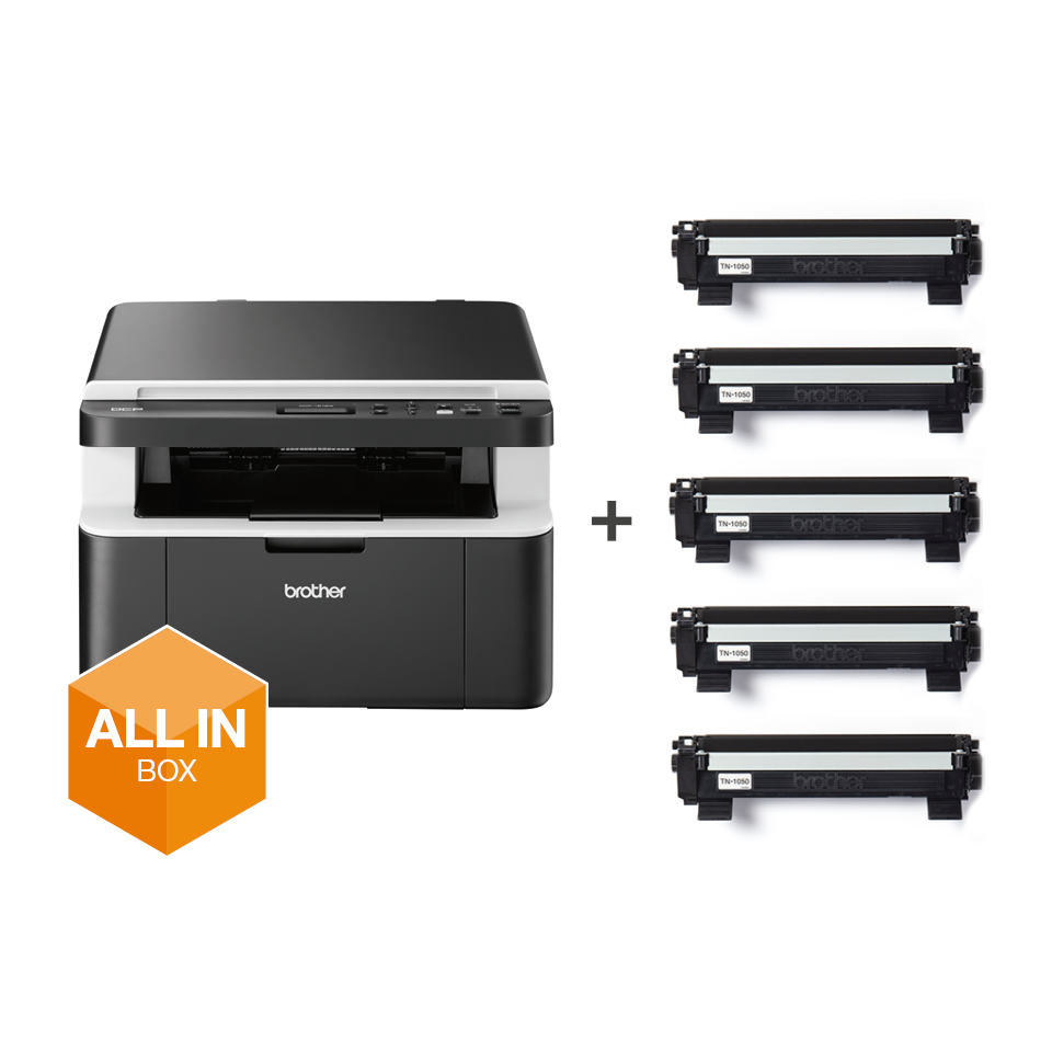 DCP-1612W Multifunzione laser monocromatico con 3 anni di stampe incluse