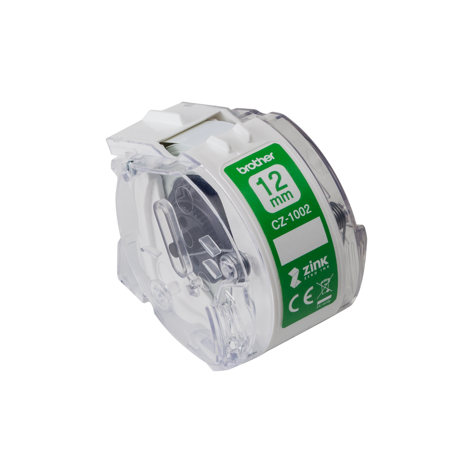 Brother CZ-1002 Rotolo originale a lunghezza continua per etichette a colori - ampiezza 12 mm 2