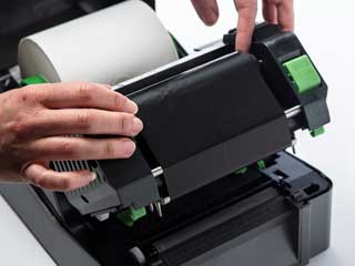 Nastro inchiostro trasferimento termico stampante per etichette TD-4D