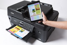 Stampa da tablet con stampante multifunzione inkjet A3 Brother MFC-J6530DW